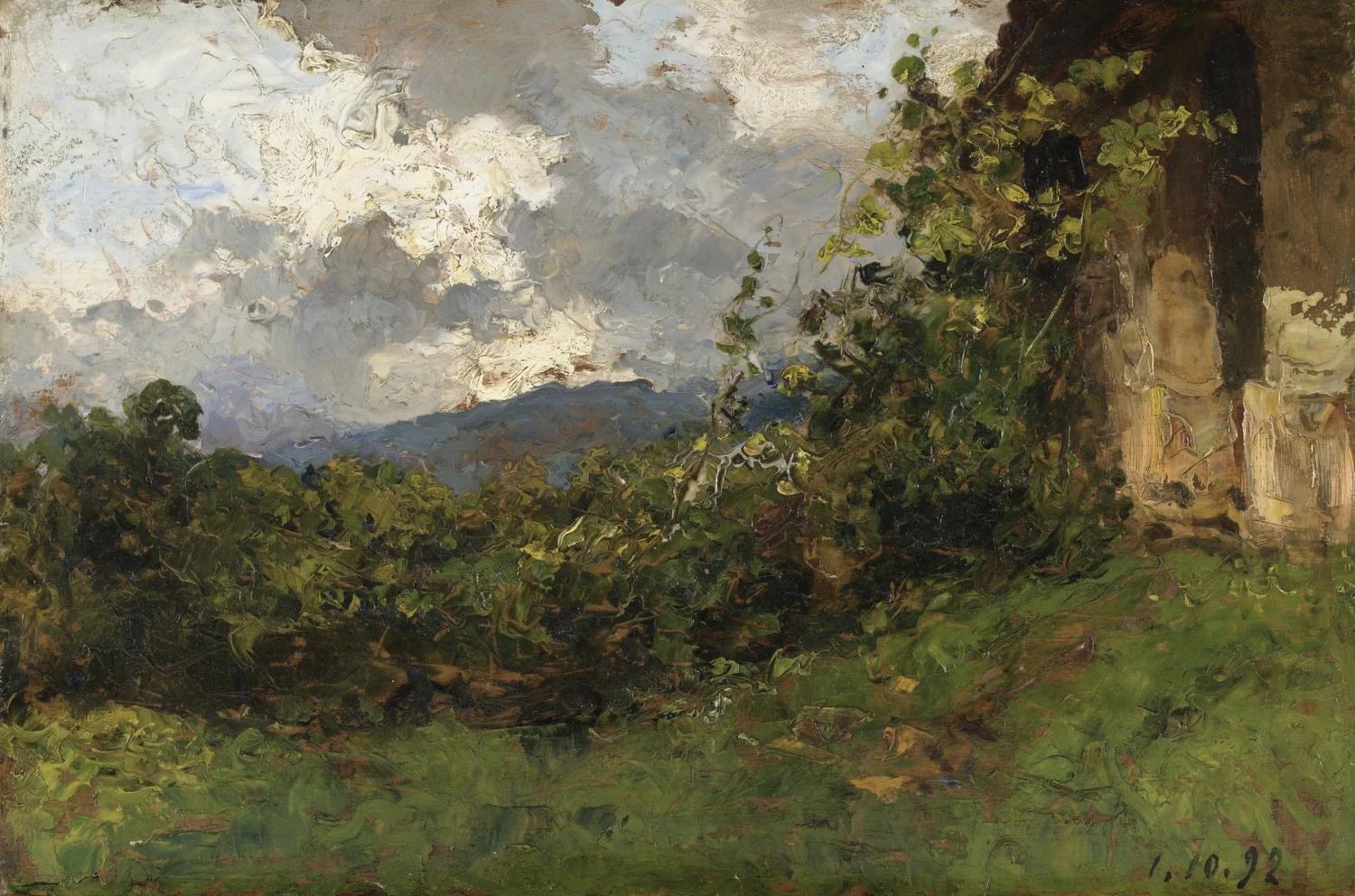 San Lorenzo a Pollone - 1892, Collezione d’Arte della Banca d’Italia, Roma